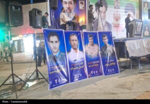مراسم اربعین شهادت شهدای کوه‌سیاه برگزار شد+تصاویر